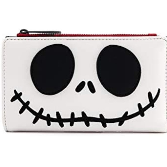 🎁SOLD!⭐️Loungefly CosplayJack Skellington Santa Backpack & Wallet Set-🎒 - Picture 7 of 11